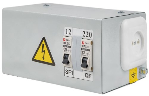 Ящик с понижающим трансформатором ЯТП EKF Basic 220/12В 0,25кВа IP30 картинка